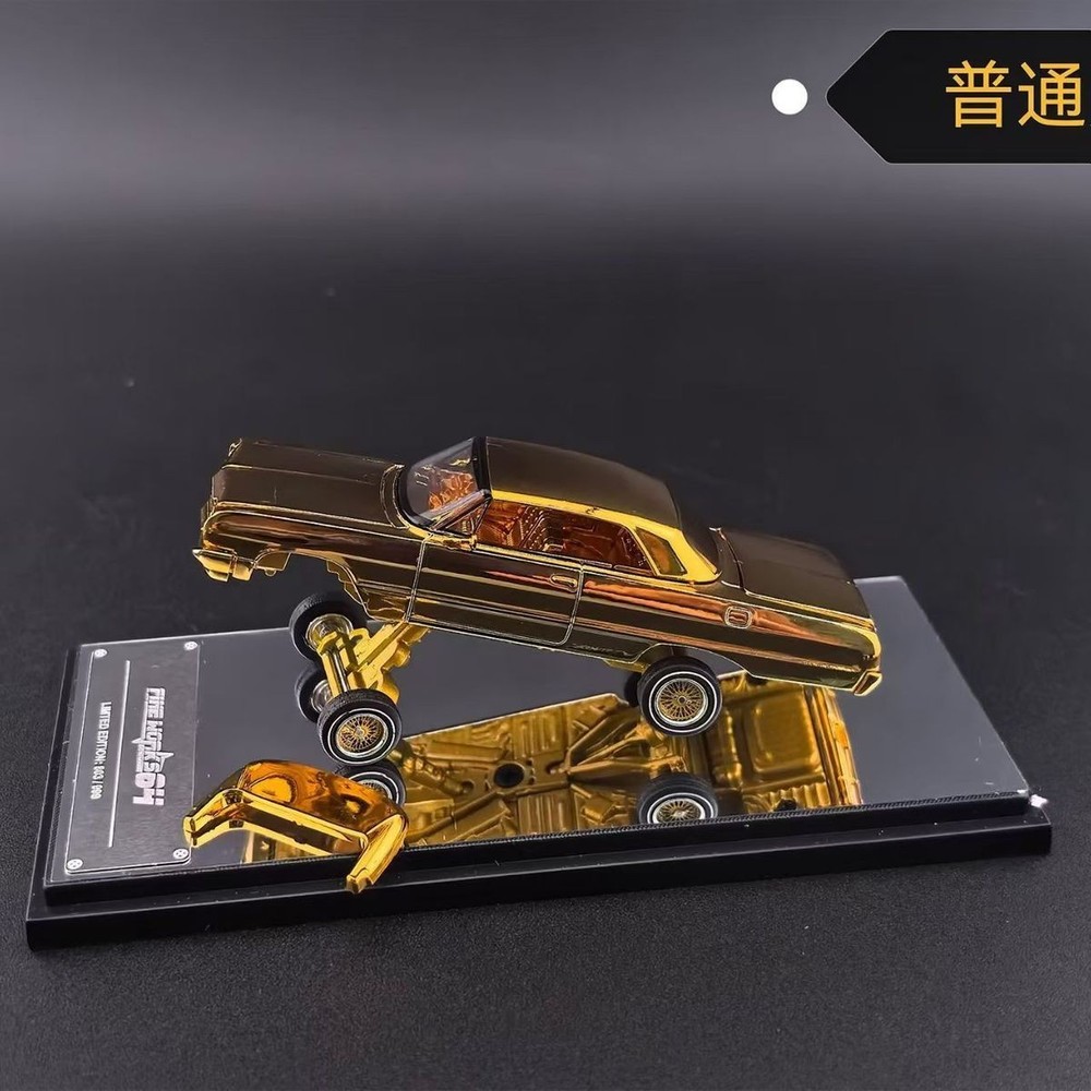 1/64 Impala Lowrider West Coast Bounce Alloy Model Collectible Car