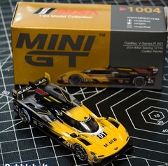MINI GT 1004 1/64 Cadillac V-Series.R #01 IMSA Sebring Racing Diecast Model