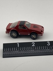 Vintage Darda Red 1986 Camaro Z-28 Pull Friction Car not working