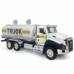1:50 Alloy+Plastic Construction Tanker Trailer Truck Model Toy Diecast For Kids.