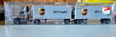 Tonkin TnS 1:87 International Prostar Daycab UPS Freight w/28′ Doubles (CC-211