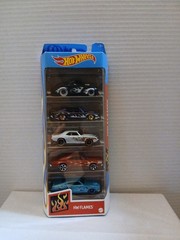 2021 HOT WHEELS HW Flames 5 pack FALCON, CHARGER, WILLYS, CAMARO, BARRACUDA 1:64