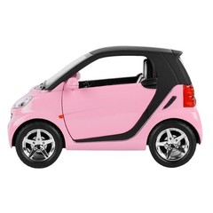 Pink 1:32 Pull Back Model Car Metal Diecast Toy Vehicle Kids w/ Sound & Light