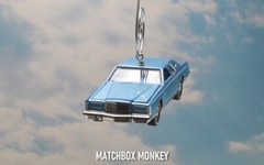 Blue Classic 1977 Lincoln Continental Mark V Christmas Tree Ornament Adorno