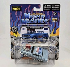 Muscle Machines Maisto 1963 Ford Thunderbolt 12.3 Lucas Oil Light Blue