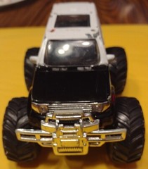 Unbranded Diecast Sheriff Black & White SUV Monster Truck Mitsubishi Pajero Rare