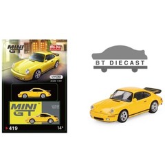 MINI GT PORSCHE RUF CTR 1987 1/64 DIECAST MODEL CAR BLOSSOM YELLOW MGT00419