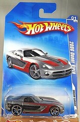 2009 Hot Wheels #147 Dream Garage 1/10 2006 DODGE VIPER COUPE Dark Gray Variant