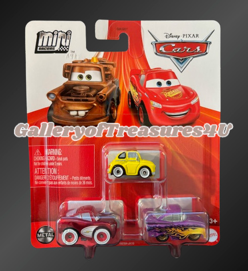 Disney Cars Mini Racers GRC Francesco Todoroki Tractor Luigi Tex Dinoco Wingo 3