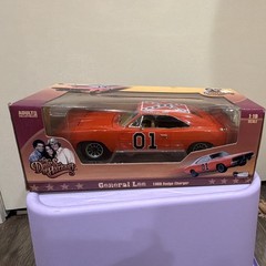 Dukes Of Hazard General Lee Diecast 1:18 Scale Silver Screen Machines