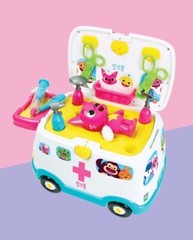 Pinkfong 119 Ambulance Hospital Play Talking Stethoscope KOREA KID BABY TOY