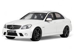 2007 MERCEDES-BENZ C63 AMG DIAMOND WHITE 1/18 MODEL CAR BY GT SPIRIT GT928