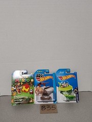 Hot Wheels Cars Lot Of 3 ~ Super Mario ~ The Flintstones & The Jetsons