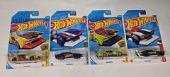Hot Wheels Mad Manga HW Art Cars HW Rescue HW Contoured – Lot of 4