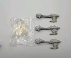 Star Wars Galoob Micro Machines Rebel Medical Frigate with stand