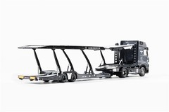 Shadow Pro 1:64 Actros Double Deck Trailer Black Bird(617)Diecast Model Car