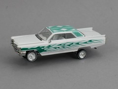 1:64 *97M* WHITE 1964 Cadillac Coupe DeVille *LOWRIDER* NIB