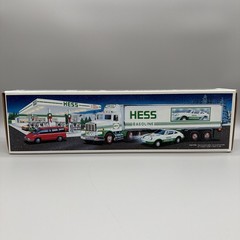 NEW 1992 Hess 18 Wheeler Truck and Racer Porsche 911 964