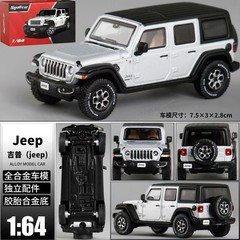 Smallcar 1:64 Jeep Wrangler SUV Diecast Metal Chassis Rubber Tires In Stock