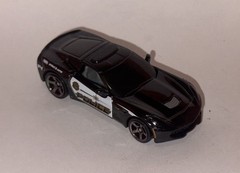 MATCHBOX Loose ’15 Corvette Stingray (Black Police Version)