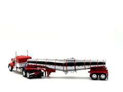 DCP 1/64 Kenworth W900A 36′ Flattop Sleeper w/ Polar Deep Drop Tanker 60-1048