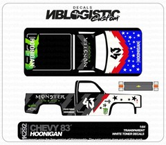 ’83 CHEVY SILVERADO Custom WaterSlide Decal for hot wheels 1/64