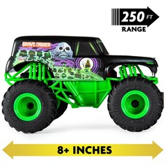 Grave Digger Remote Control Monster Truck 124 Scale, 2.4 GHz Performance