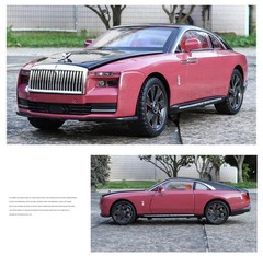 1:24 Rolls Royce Spectre Alloy Luxury Diecast Car Model Sound Light Kids Gift