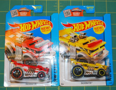 2X – 2015 Hot Wheels HW City Works – Backdrafter – Red & Yellow Color Variations