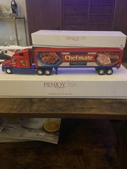 Nestle Chef Mate Die Cast Semi Truck Tractor Trailer In Original Box