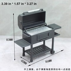 Diorama 1:18 Barbecue Grill Model Set Garage Props Indoor Scene Model Accessory