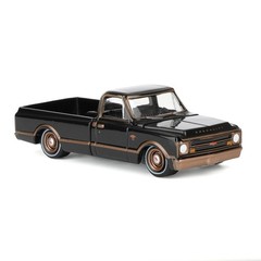1/64 1972 Chevy C10 Lowrider, Black Bronze, GL Lowriders S7