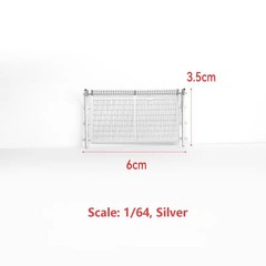 1/64 Diorama Security Fence Accessory Garage Sand Table Railing Scene Model Toy