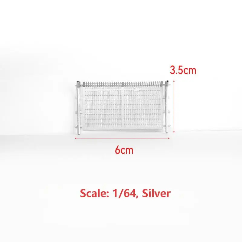 1/64 Scale Simulation Highway Net Factory Wire Fence Scene Sand Table Accessory