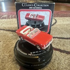 1964 Ford Mustang Mini Car Musical Enesco Classics Collection Plays Runaway