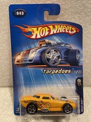 Hot Wheels 2005 First Editions Torpedoes Bullet Nose BLISTERPACK CARDED