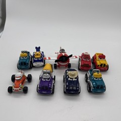 VTG Maisto Hasbro Tonka Lil’ Chuck & Friends Lot Of 9 Diecast Trucks & Plane