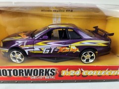 2004 Nissan Skyline GT-R Racing 1/24 Purple Motorworks Hood/Doors Open New Vtg