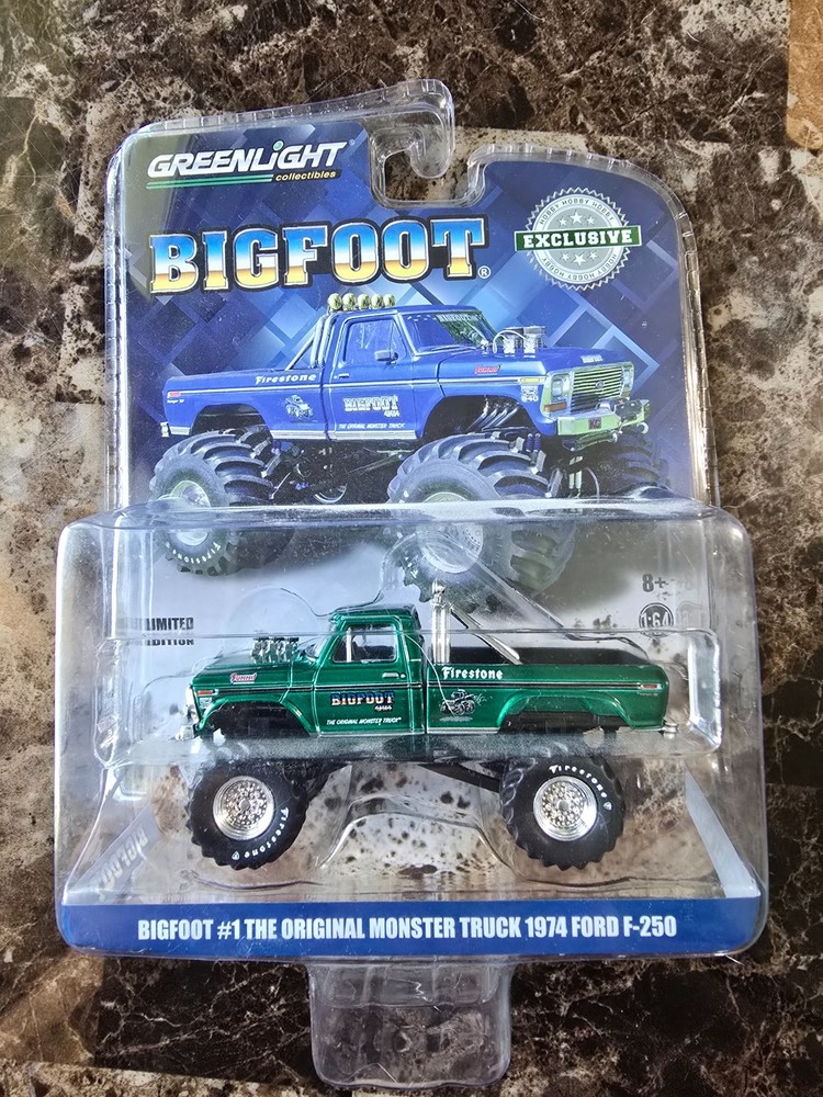 Greenlight 1:64 Bigfoot The Original Monster Truck 1974 Ford F-250 Diecast CHASE