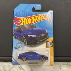 Hot Wheels Audi RS 5 Coupe Blue Diecast Car 1:64 HW Turbo Unopened Box 2017