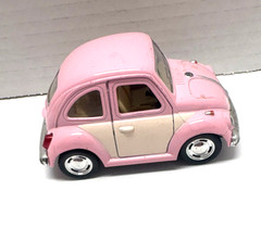 Kinsfun 1967 Pink Volkswagen Classical Beetle Car Diecast
