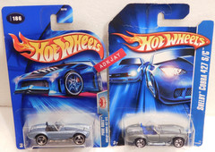 Hot Wheels ~ PRIDE RIDES #186 & 2007 ALL STARS ~ Shelby Cobra 427 S/C ~ 2 Cars