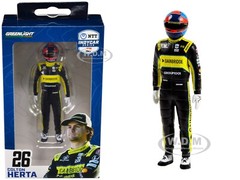 NTT INDYCAR SERIES #26 COLTON HERTA DRIVER FIGURE FOR 1/18 BY GREENLIGHT 11303