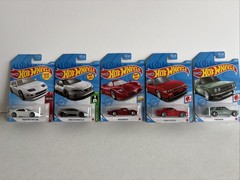 Hot Wheels- JDM Nissan Lot Of 5 – 300ZX, Silvia, Nismo Leaf, Datsun 510, R390GT1