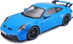 Detailed 1:18 Scale Blue Porsche 911 GT3 Metal Diecast Model – Collector’s Item