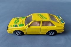 VTG May Cheong MC Toys Die Cast Car 1997 Audi Quattro 1:64 1.8L Turbo 150 HP