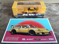 1/64 RWB RAUH-WELT BEGRIFF PORSCHE 993 CINDERELLA TARMAC WORKS + CARD RARE NEW