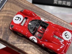 FERRARI 300 P4 #6 ROADSTER 1967 RACE 1/64 RESIN CAR MODEL BY DMH MODELS 99 MADE