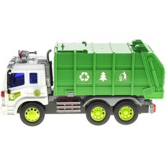 Garbage Truck Toy Boy Gift Friction-Powered Waste Management Recycling Vehicle