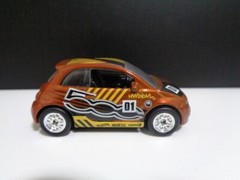 Hot Wheels 2018 Super Treasure Hunt Fiat 500 STH Loose Opened Real riders